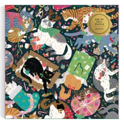 Catmas Chaos 500 Piece Foil Puzzle
