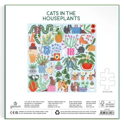 Cats in the Houseplants 500 Piece Puzzle