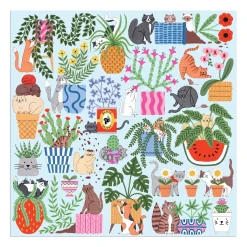 Cats in the Houseplants 500 Piece Puzzle