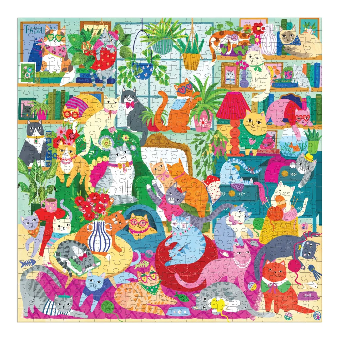 Caturday Afternoon 500 Piece Family Puzzle
