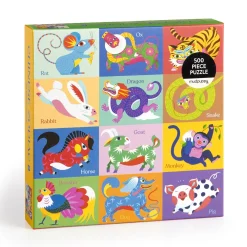 Chinese Zodiac 500 Piece Puzzle