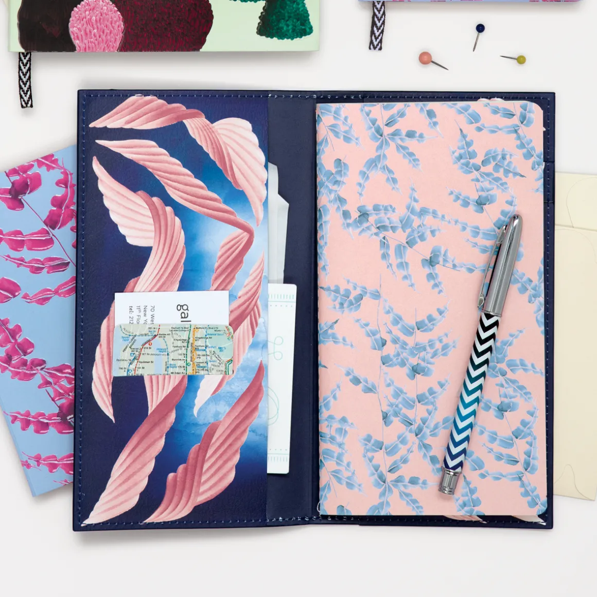 Christian Lacroix Print Cascade PU Travel Journal