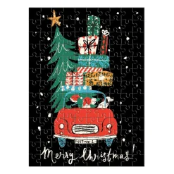 Christmas Car 130 Piece Jigsaw Puzzle Ornament