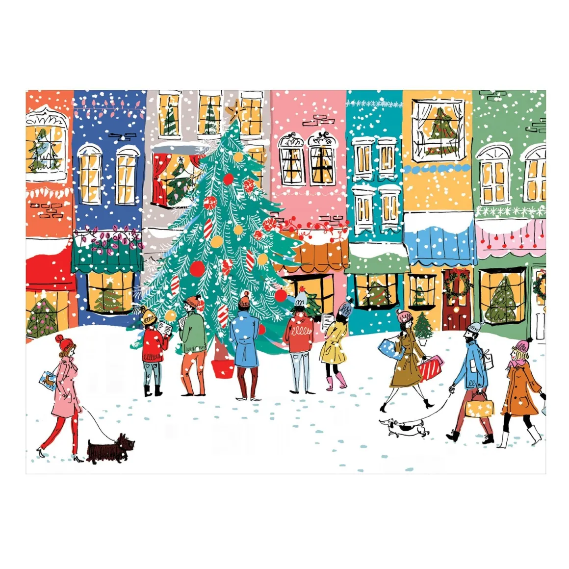 Christmas Carolers 1000 Piece Jigsaw Puzzle