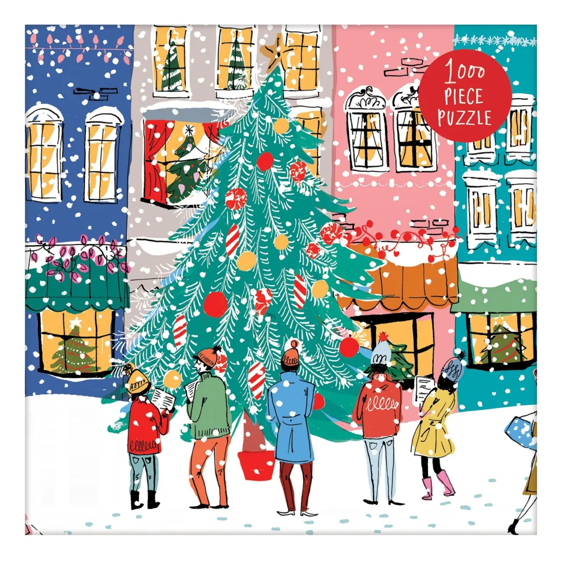 Christmas Carolers 1000 Piece Jigsaw Puzzle
