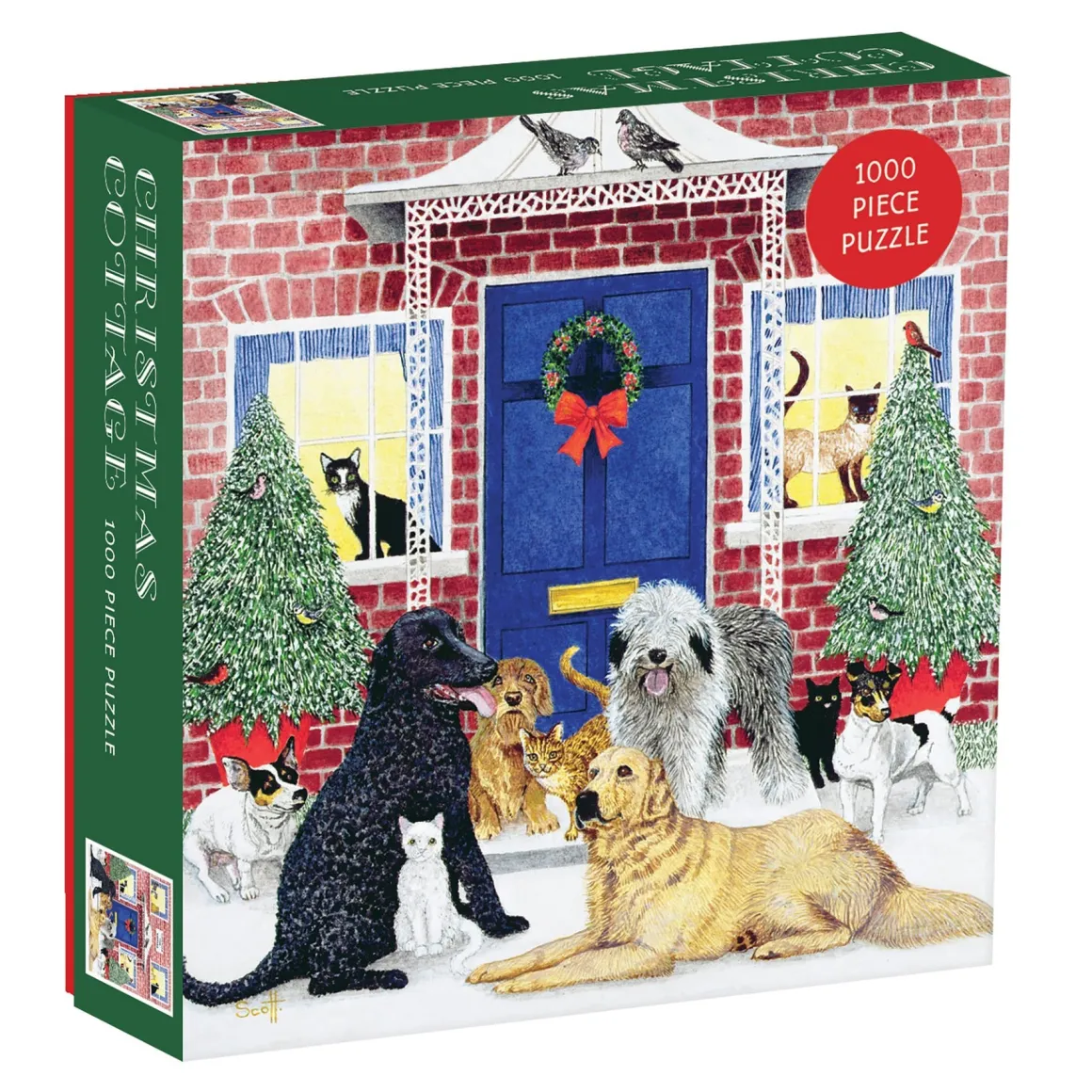 Christmas Cottage 1000 Piece Jigsaw Puzzle