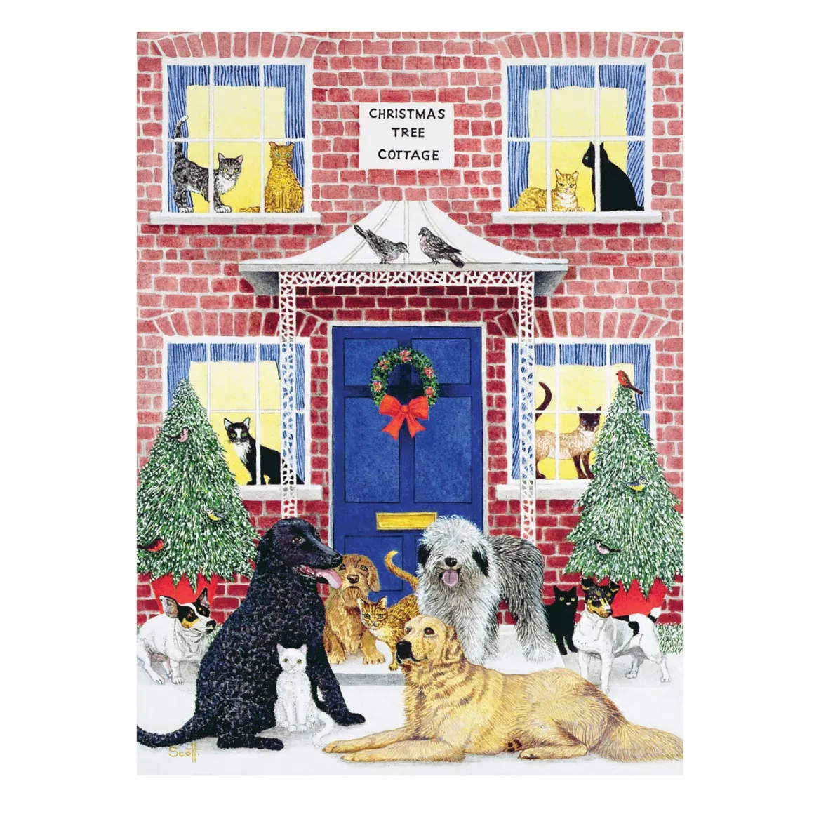 Christmas Cottage 1000 Piece Jigsaw Puzzle
