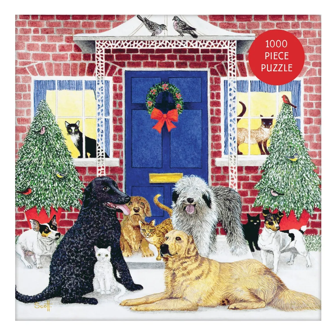 Christmas Cottage 1000 Piece Jigsaw Puzzle