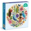 Circle of Avian Friends 1000 Piece Round Puzzle