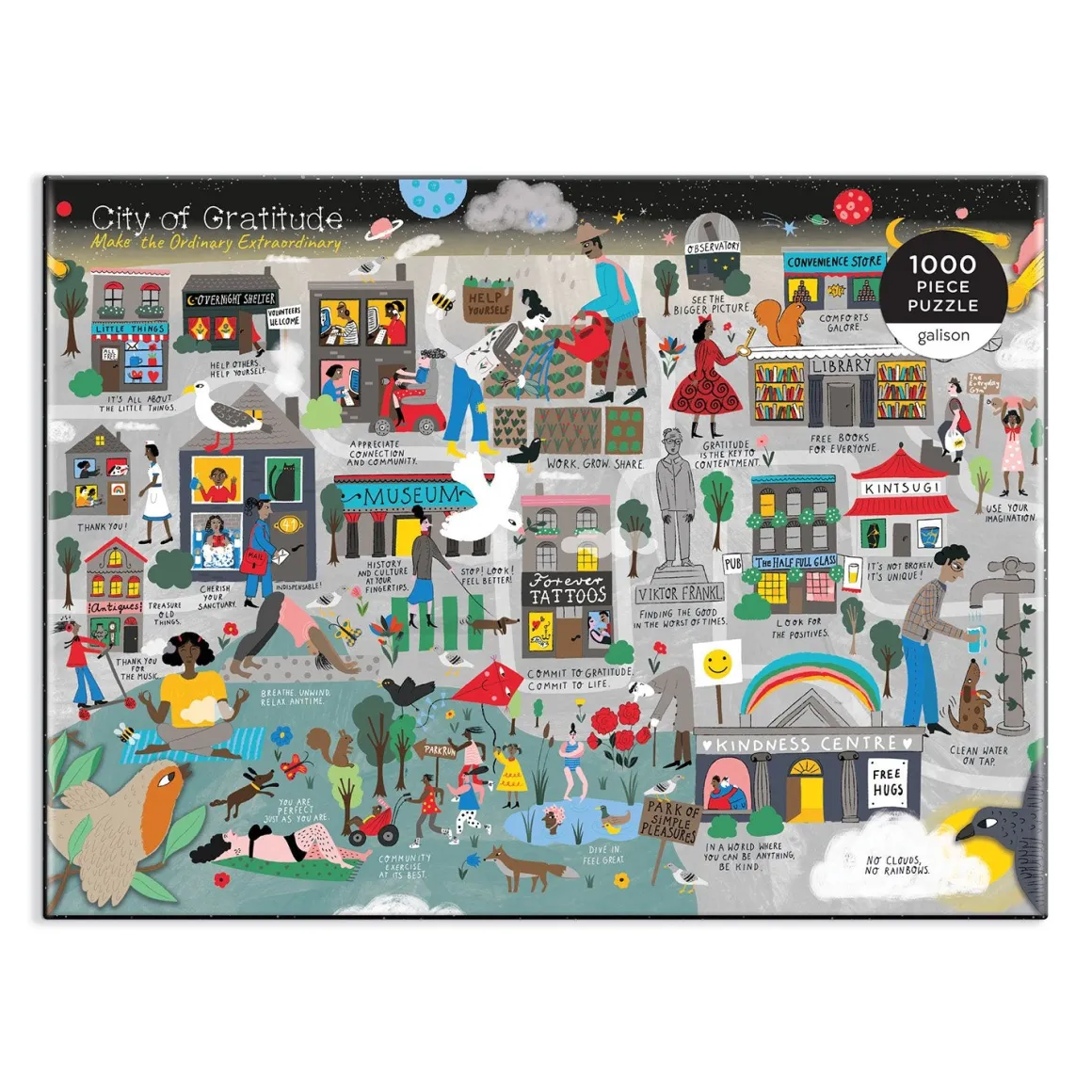 City of Gratitude 1000 Piece Jigsaw Puzzle