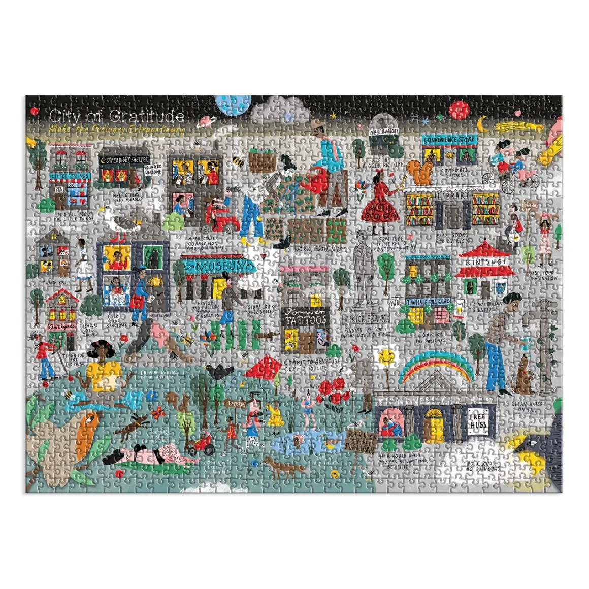 City of Gratitude 1000 Piece Jigsaw Puzzle