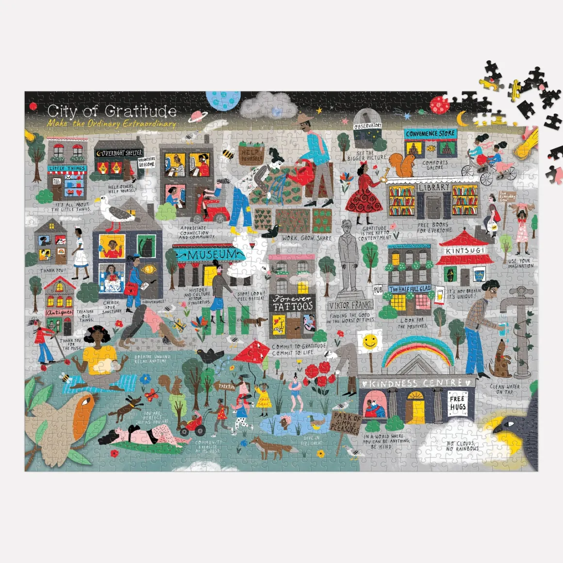 City of Gratitude 1000 Piece Jigsaw Puzzle
