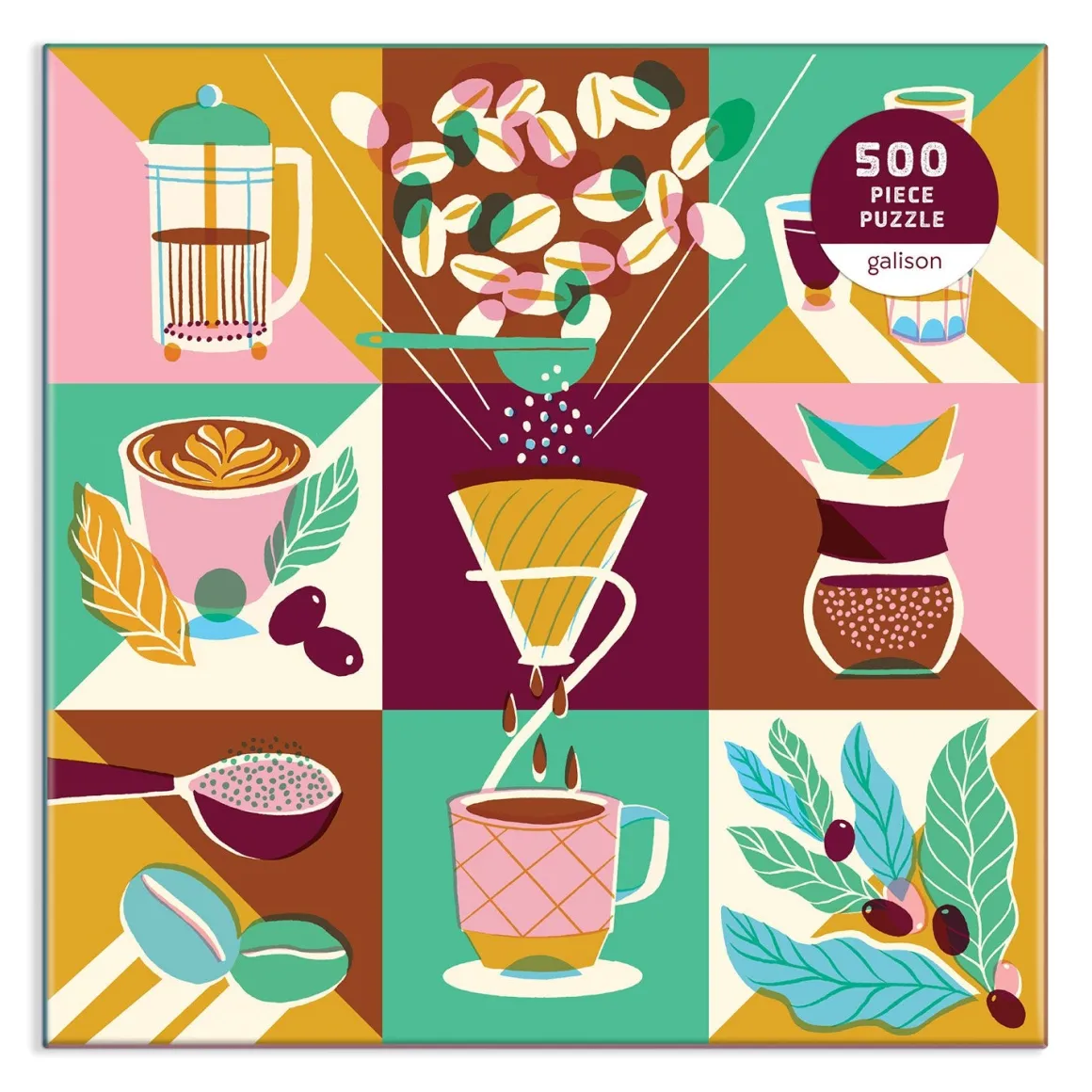 Coffeeology 500 Piece Jigsaw Puzzle