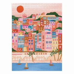 Colors Of The French Riviera 1000 Piece Puzzle in Square Box