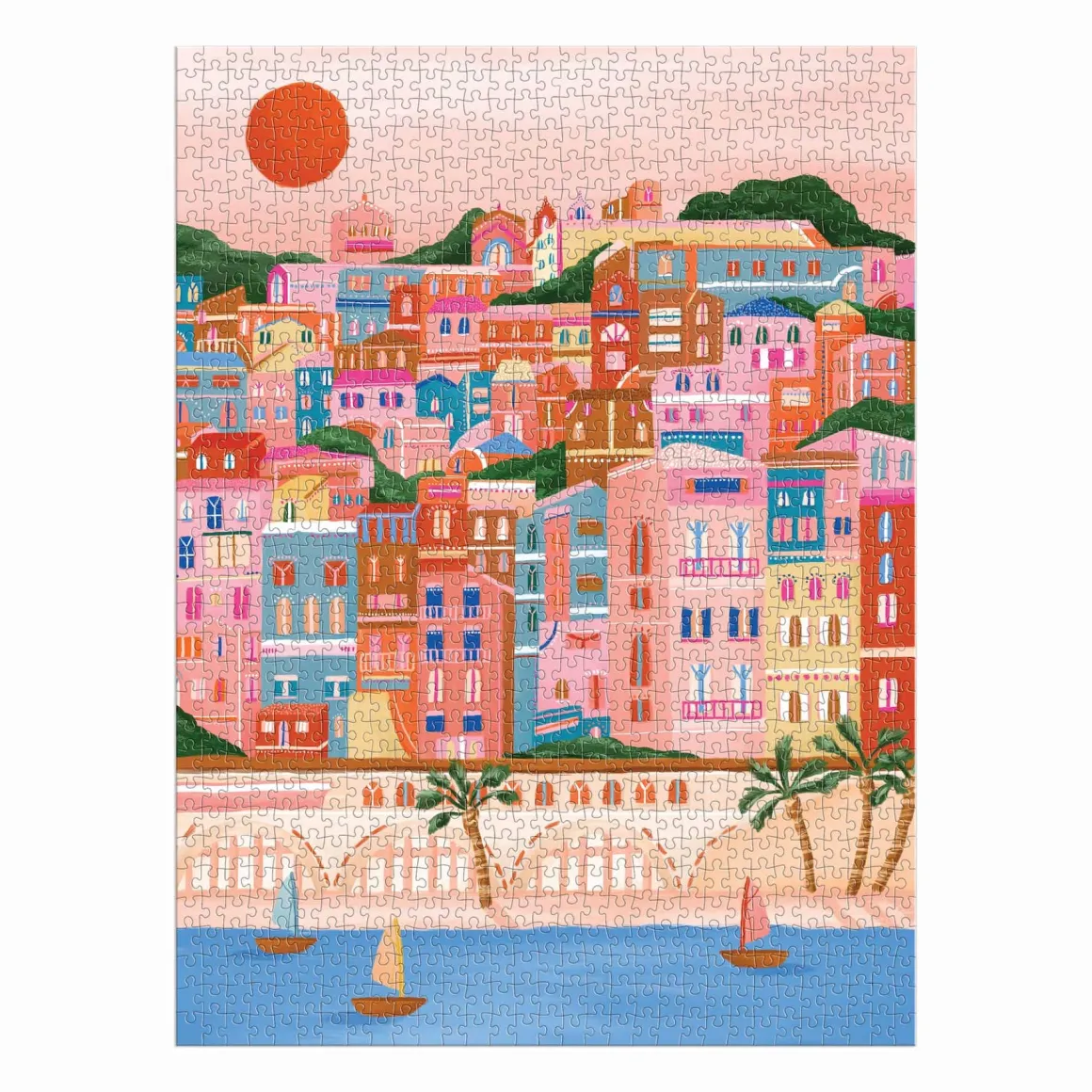 Colors Of The French Riviera 1000 Piece Puzzle in Square Box