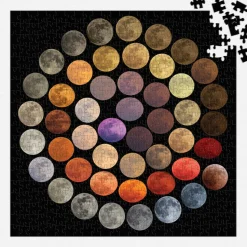 Colors of the Moon 500 Piece Puzzle