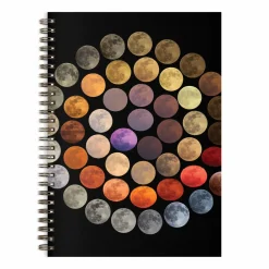 Colors of the Moon Wire-O Journal