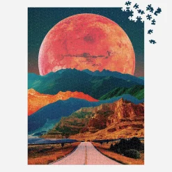 Cosmic Highway 1000 Piece Puzzle in a Square Box