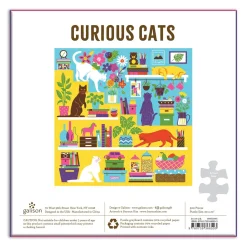 Curious Cats 500 Piece Jigsaw Puzzle