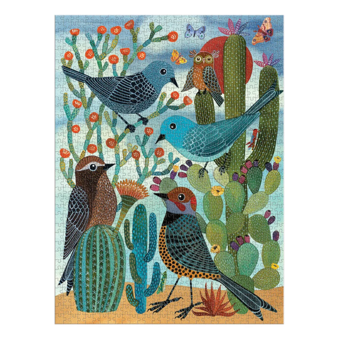 Desert Avian Friends 1000 Piece Puzzle