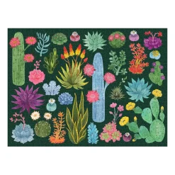Desert Flora 1000 Piece Jigsaw Puzzle with Shaped Pieces