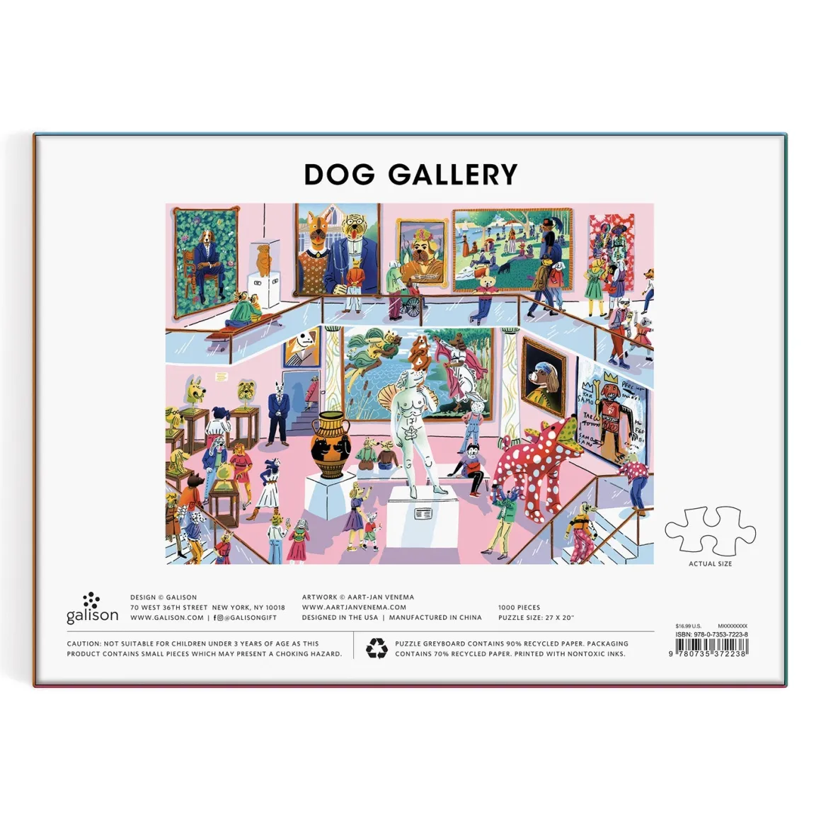 Dog Gallery 1000 Piece Puzzle