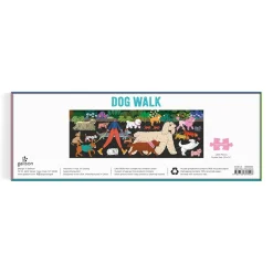 Dog Walk 1000 Piece Panoramic Jigsaw Puzzle