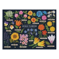 Edible Flowers 1000 Piece Jigsaw Puzzle