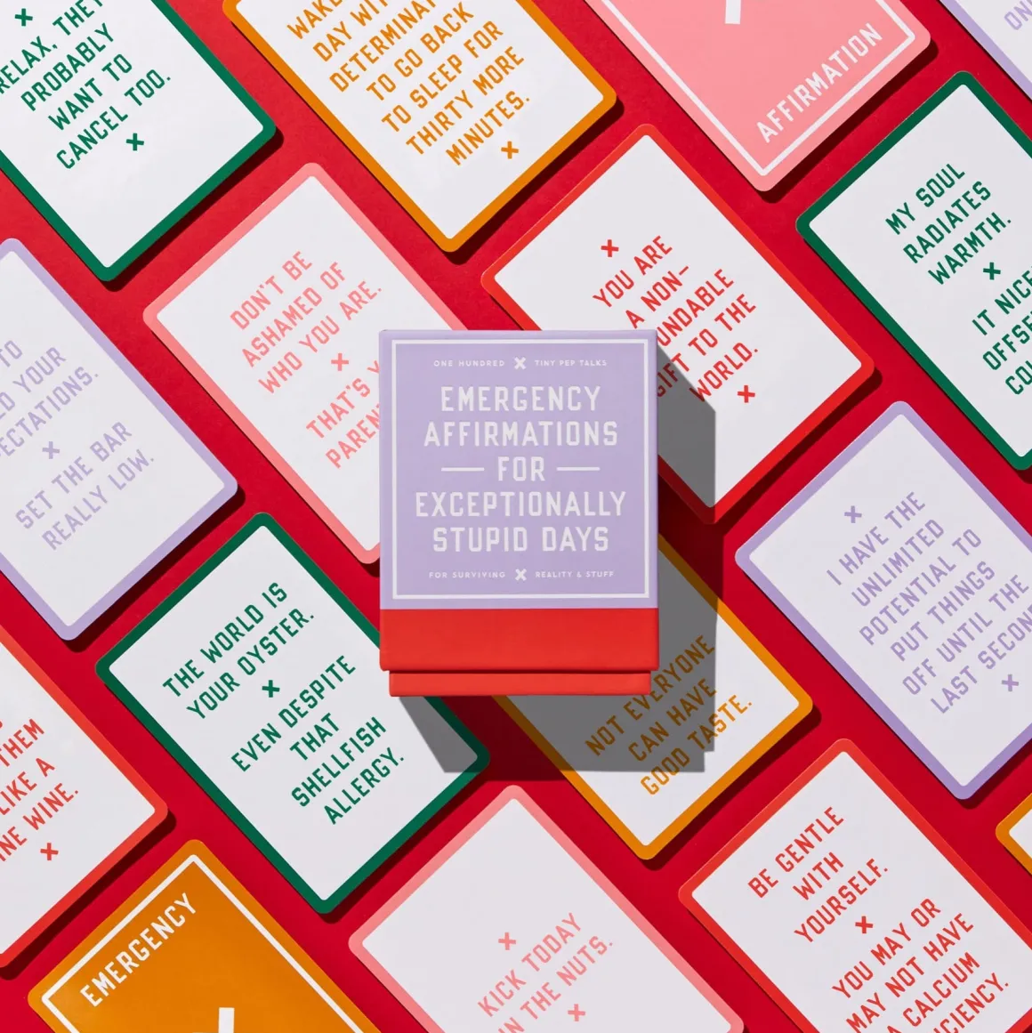 Emergency Affirmations for Exceptionally Stupid Days Card Deck