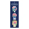 Ever Upward Florals Shaped Magnetic Bookmarks
