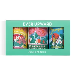Ever Upward Set of 3 Puzzles in Tins