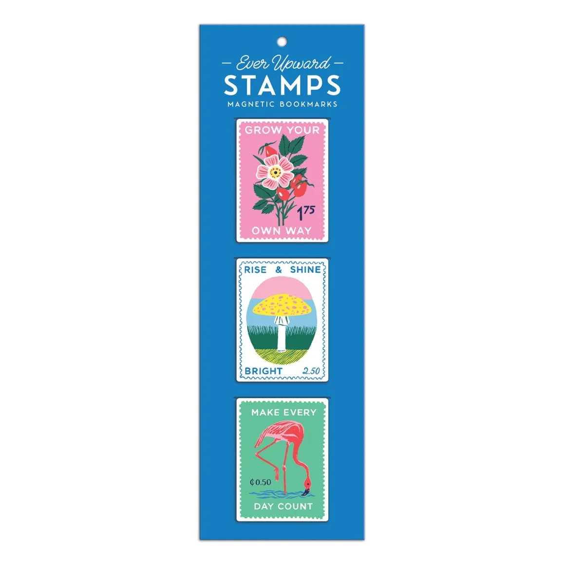 Ever Upward Stamps Shaped Magnetic Bookmarks