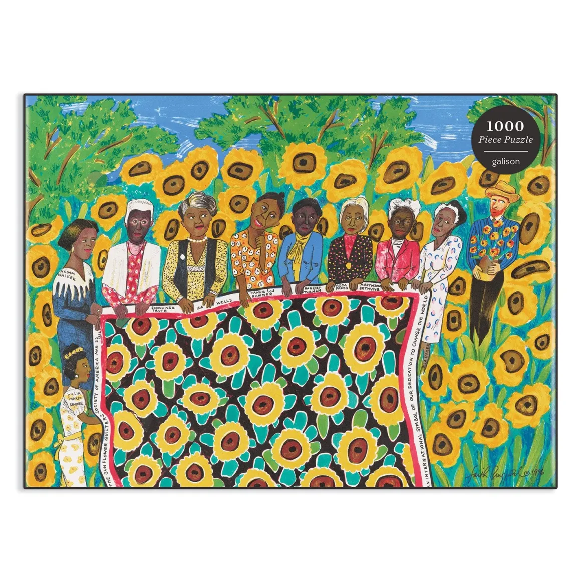 Faith Ringgold The Sunflower Quilting Bee at Arles 1000 Piece Jigsaw Puzzle