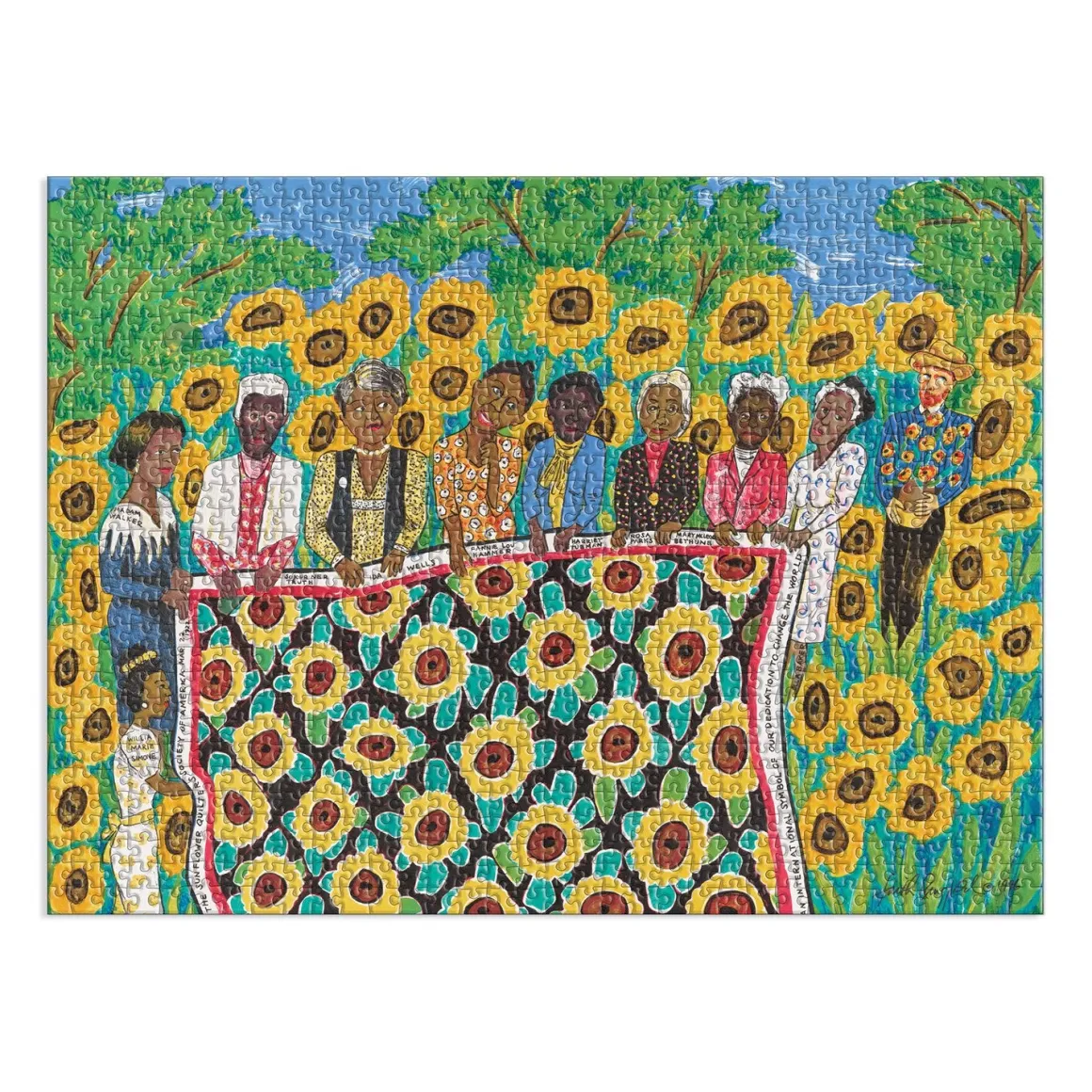 Faith Ringgold The Sunflower Quilting Bee at Arles 1000 Piece Jigsaw Puzzle
