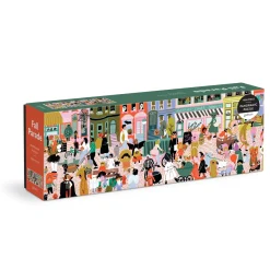 Fall Halloween Parade 1000 Piece Panoramic Puzzle