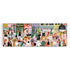 Fall Halloween Parade 1000 Piece Panoramic Puzzle