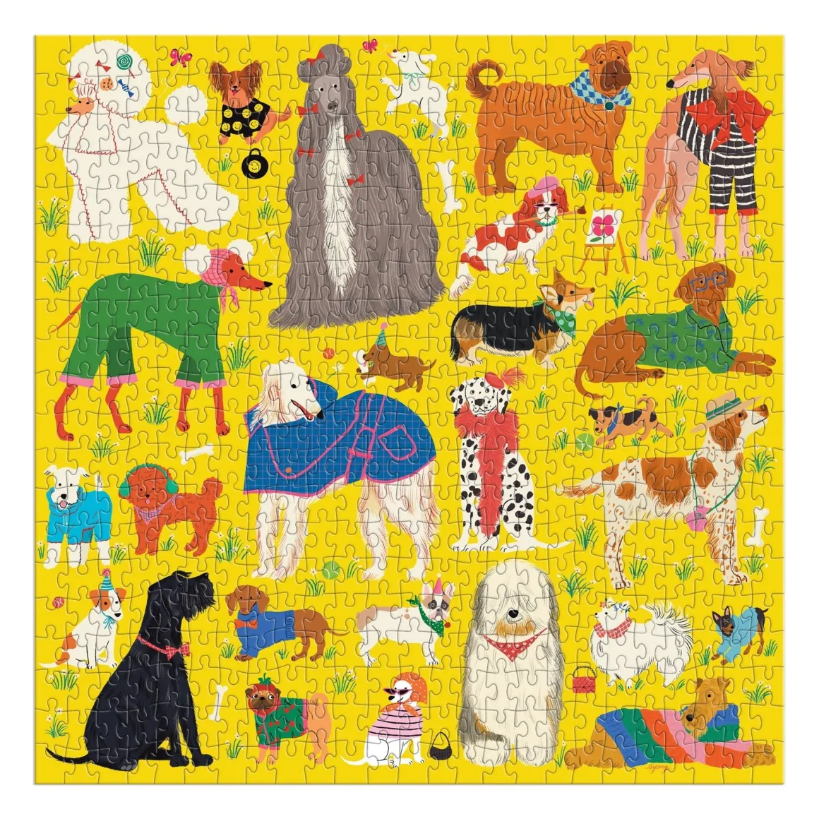 Fashionable Dogs 500 Piece Puzzle