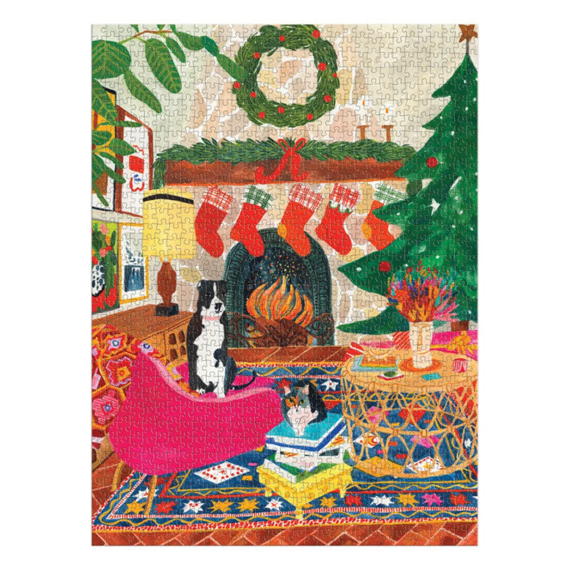 Fireside Friends 1000 Piece Puzzle