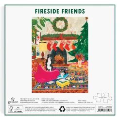 Fireside Friends 1000 Piece Puzzle