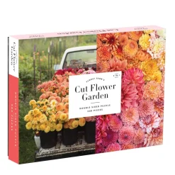 Floret Farm's Cut Flower Garden Double-Sided 500 Piece Jigsaw Puzzle