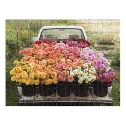 Floret Farm's Cut Flower Garden Double-Sided 500 Piece Jigsaw Puzzle