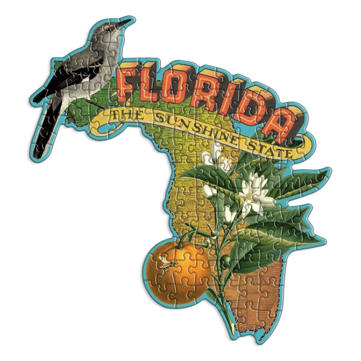 Florida Mini Shaped Jigsaw Puzzle