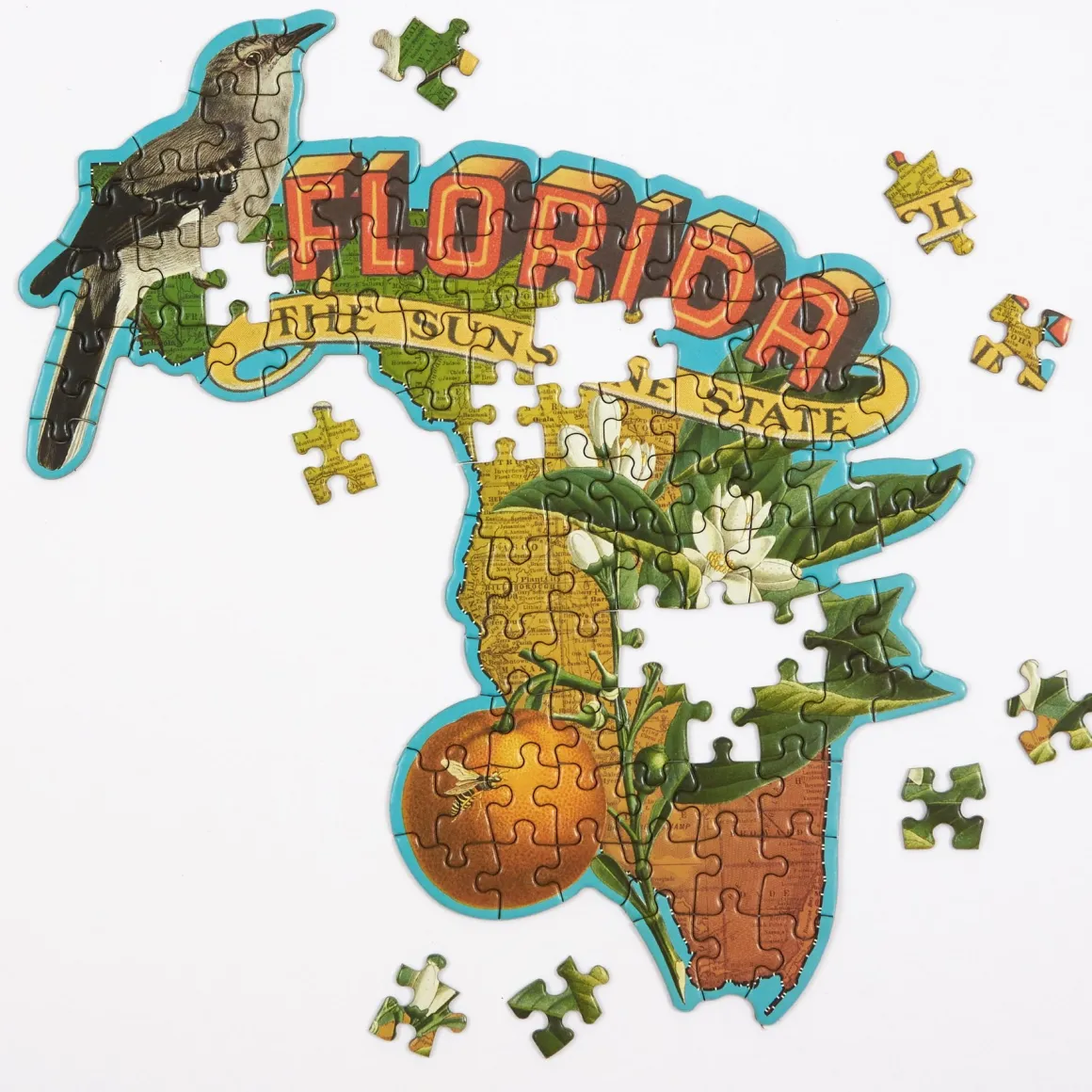 Florida Mini Shaped Jigsaw Puzzle