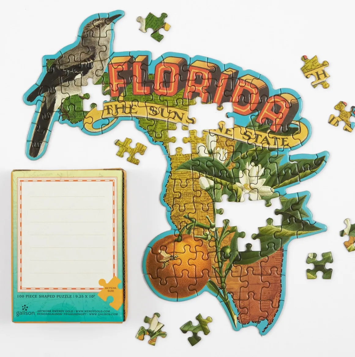 Florida Mini Shaped Jigsaw Puzzle
