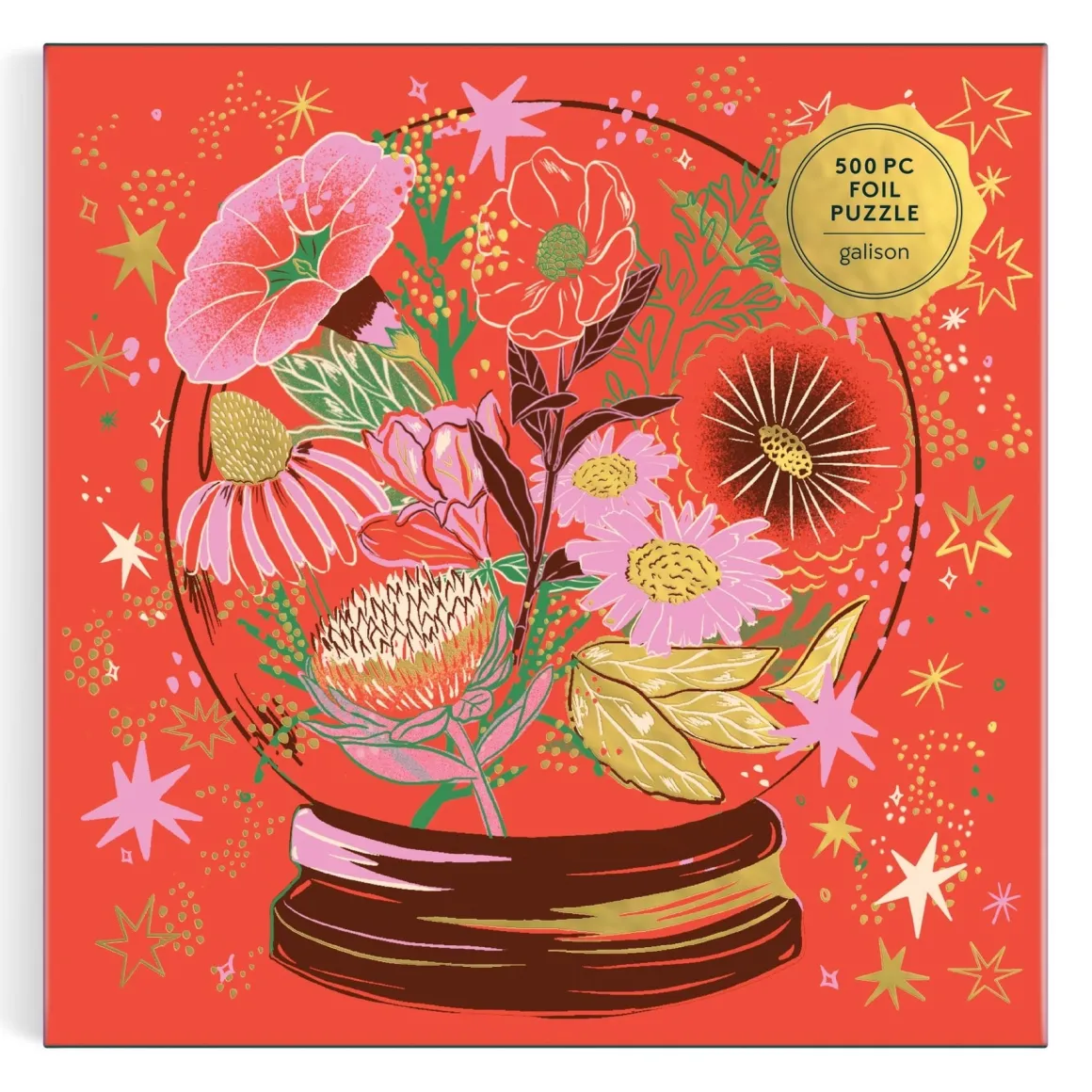 Flower Gazing 500 Piece Foil Puzzle