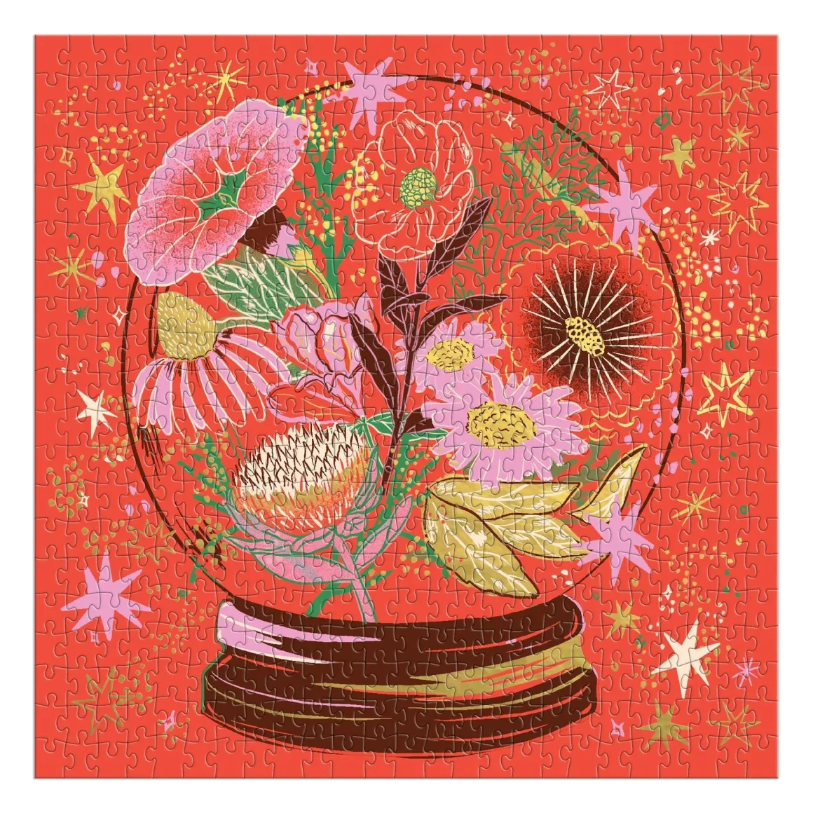 Flower Gazing 500 Piece Foil Puzzle