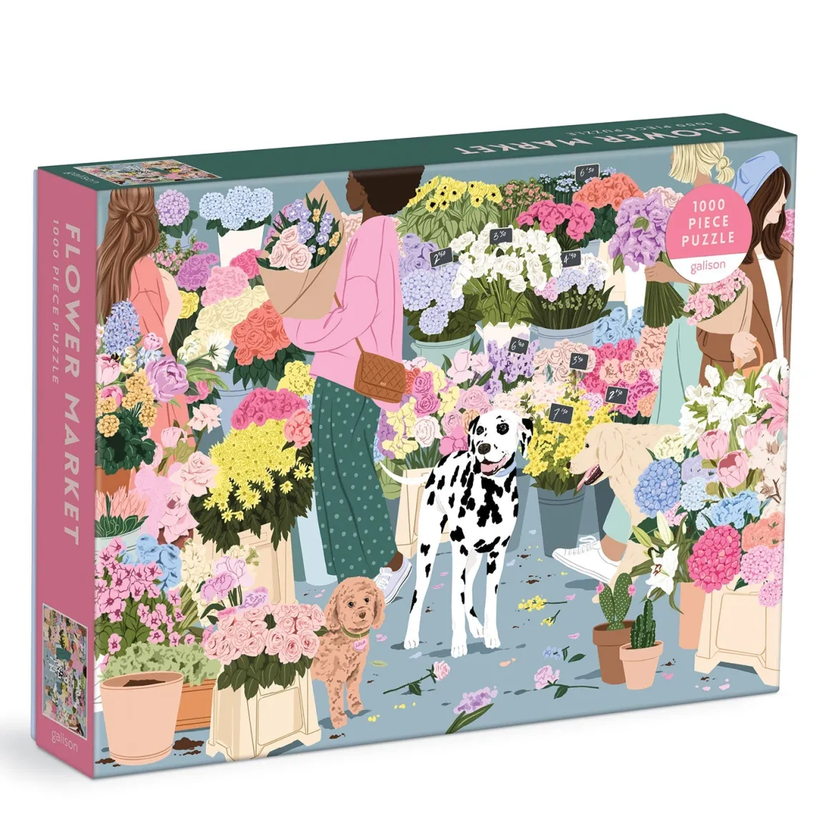 Flower Market 1000 Piece Puzzle