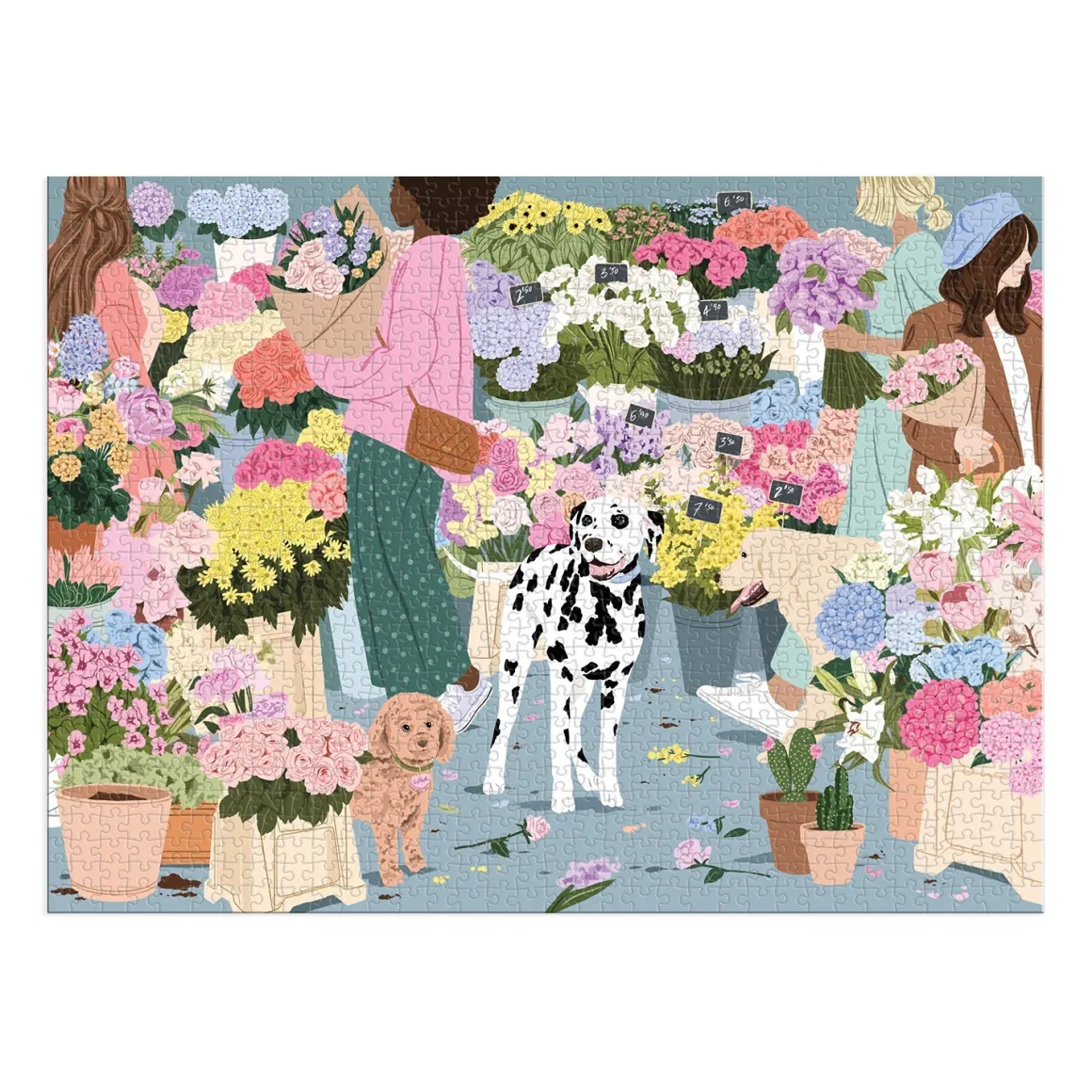 Flower Market 1000 Piece Puzzle