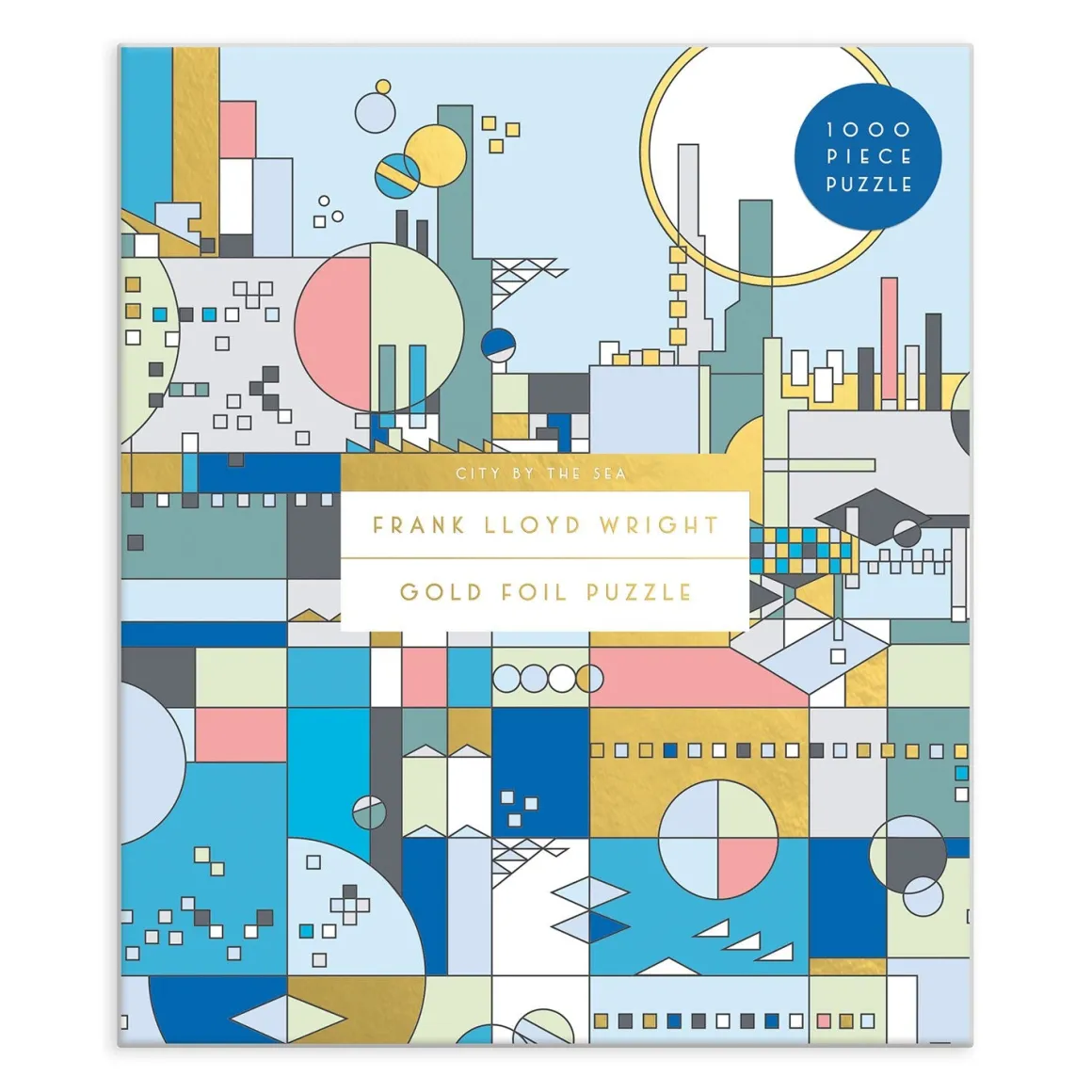Frank Lloyd Wright City By The Sea 1000 Piece Foil Puzzle