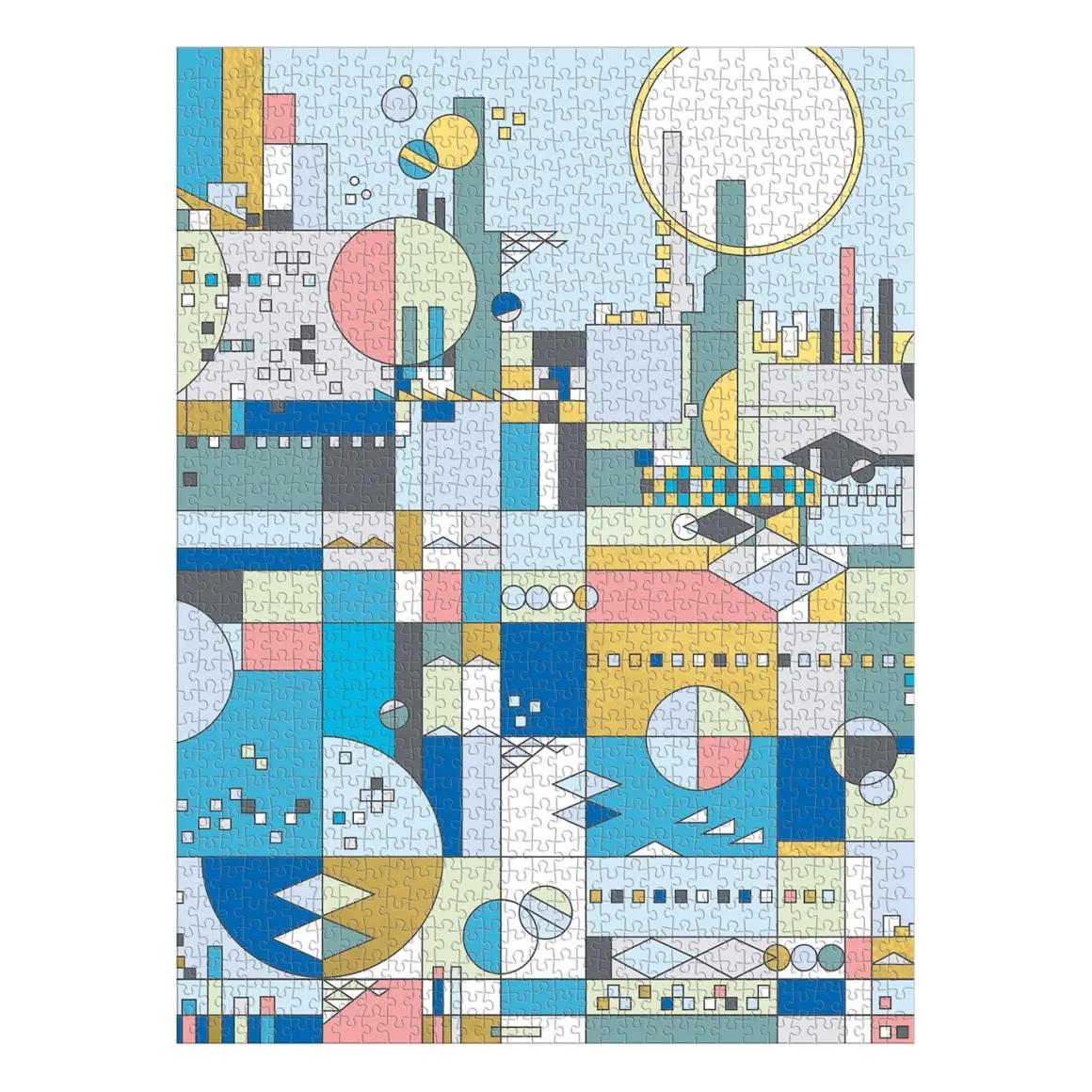 Frank Lloyd Wright City By The Sea 1000 Piece Foil Puzzle